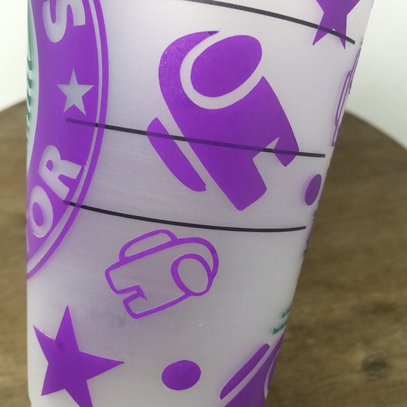 Starbucks Among Us Imposter Crewmates Plastic Tumbler Cups - Picture 8 of 11